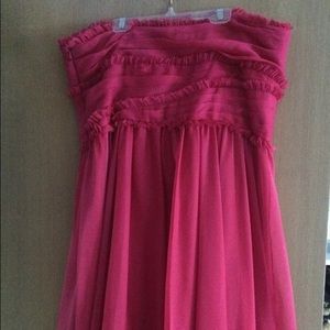 Monique Lhuillier Bridesmaids Dress : Size 16 Pink